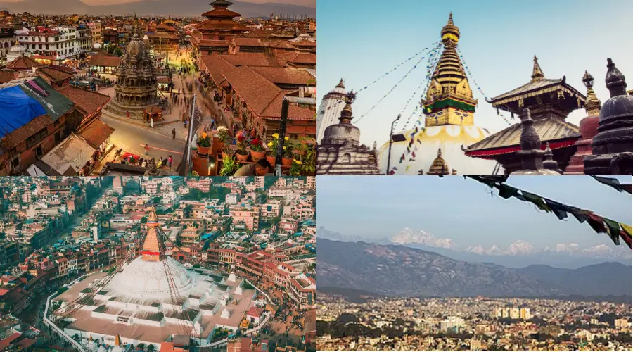 beautiful view of kathmandu valley